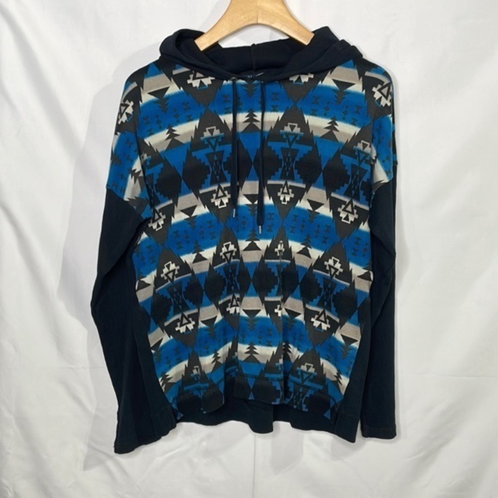 Chaps waffle knit, Aztec western print hoodie